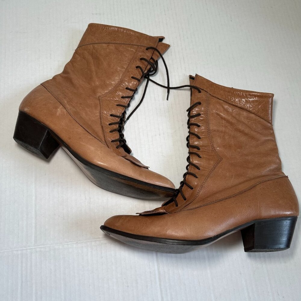 Durango Tan and Black Ankle Boots